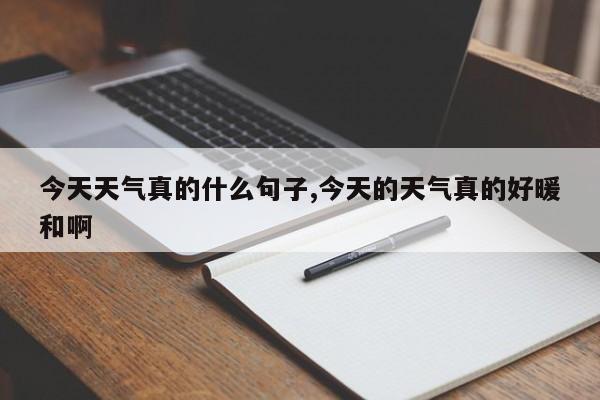 今天天气真的什么句子,今天的天气真的好暖和啊