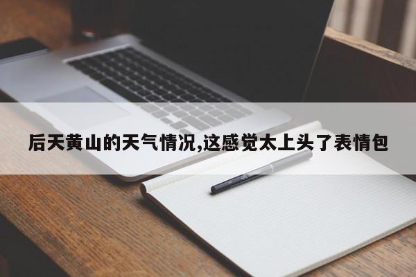 后天黄山的天气情况,这感觉太上头了表情包